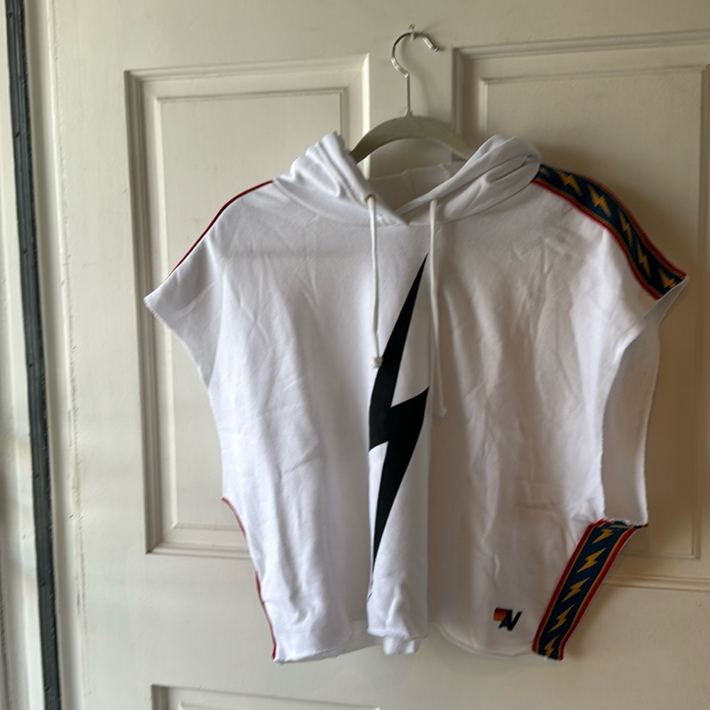 Aviator Nation Sleeveless Sweatshirt Size M